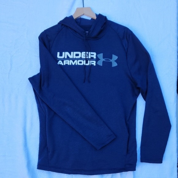 Under Armour Coldgear Pullover Hoodie Mens Medium Training Top - Picture 1 of 8